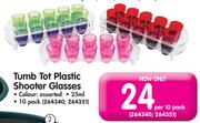 Tumb Tot Plastic Shooter Glasses-Per 10 Pack