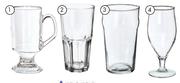 Arcoroc 380ml Cervoise Beer Glasses-Per 6 Pack