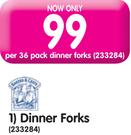 Bakers & Chefs Dinner Forks-Per 36 Pack