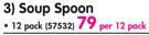 Aro Stainless Steel Soup Spoon-Per 12 Pack
