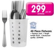 Bakers & Chefs 48 Piece Flatware-Per Set