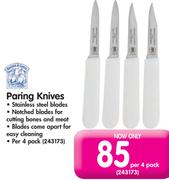 Bakers & Chefs Paring Knives-Per 4 Pack
