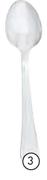 EJS Bistro Stainless Steel Coffee Spoons-Per 6 Pack