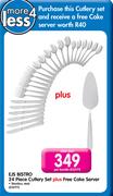 EJS Bistro 24 Piece Stainless Steel Cutlery Set