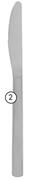 Bakers & Chefs Dinner Knives-Per 36 Pack