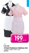 2 Pack Parisienne Waitress Set-Per Set