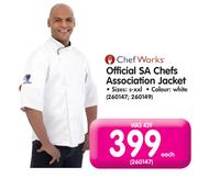 Chef Works Official SA Chefs Association Jacket -Each