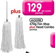 Addis 370G Fan Mop+ Head Combo-Per Combo