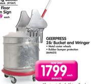 Geerpress 28L Bucket And Wringer