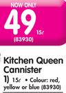 Kitchen 15L Queen Cannister