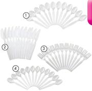 Aro Plastic Catering Utensils Forks 12 Pack
