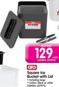 Aro Square Ice Bucket With Lid
