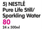 Nestle Pure Life Still/Sparkling Water-24x500ml