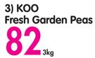 Koo Fresh Garden Peas-3Kg