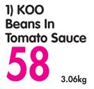 Koo Beans In Tomato Sauce-3.06Kg