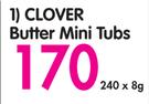 Clover Butter Mini Tubs-240 x 8g