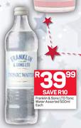 Franklin & Sons LTD Tonic Water-500ml Each