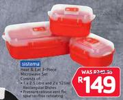 Sistema Heat & Eat 3-Piece Microwave Set