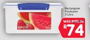 Sistema Rectangular Foodsaver 3Ltr