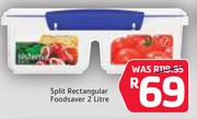 Sistema Split Rectangular Foodsaver 2Ltr