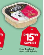 Cesar Dog Food Assorted-85g Each