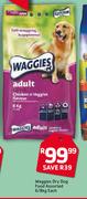 Waggies Dry Dog Food Assorted-6/8Kg Each