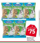 Marltons Semi Moist Treats Assorted-5 x 120g