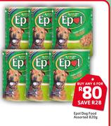 Epol Dog Food Assorted-6 x 820g