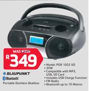 Blaupunkt Bluetooth Portable Deckless Beatbox POR 1003XD