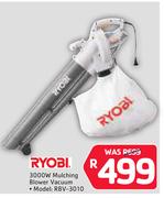 Ryobi 3000W Mulching Blower Vacuum 