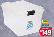 Addis 56Ltr Clear Storage Box