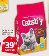 Catsby Dry Cat Food Assorted-1.8Kg Each