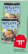 Petley's Cat Food Assorted-385g Each