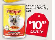 Pamper Cat Food Assorted-385/400g Each