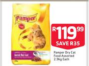 Pamper Dry Cat Food Assorted-2.9Kg Each