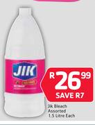 Jik Bleach Assorted-1.5Ltr Each