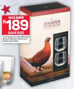 The Famous Grouse Blended Scotch Whisky 750ml And 2 Glass Gift Pack