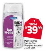 Marltons Dog Two In One Shampoo Assorted-250ml Each