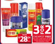 Deep Heat Or Deep Freeze Products-Each