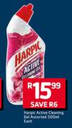 Harpic Active Cleaning Gel Assorted-500ml Each