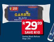 Garbie Black Refuse Bags-20s