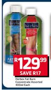 Herbex Fat Burn Concentrate Assorted-400ml Each