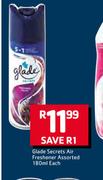 Glade Secrets Air Freshener Assorted-180ml Each 