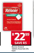 Rennie Antacid Tablets Assorted-24s Each