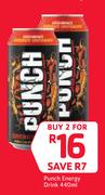 Punch Energy Drink-2 x 440ml