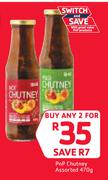 PnP Chutney Assorted-2 x 470g