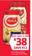 Nola Mayonnaise Assorted-2 x 750/780g