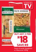 Pasta Grande Spaghetti Or Macaroni-2 x 500g