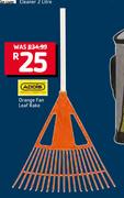 Addis Orange Fan Leaf Rake