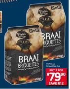 PnP Braai Briquettes-2 x 4Kg